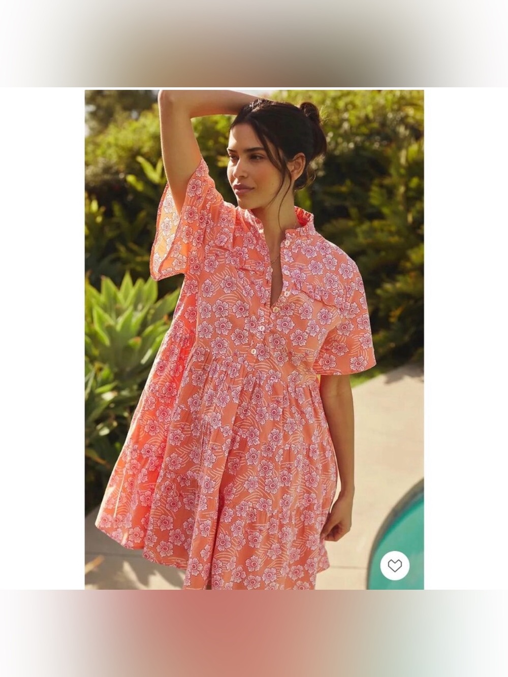 Ro's Garden Vibeka Ruffle Mini Dress XS